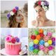 thumbnail image 5 of 100 piezas de flores artificiales de espuma, rosas falsas, manualidades con rosas artificiales, rosas falsas DIY, 5 of 5