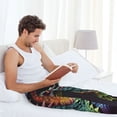 thumbnail image 5 of KLL Mens Pajama Pants for Men,Mens Lounge Pants,Funny Gifts for Men,Men's Pajama Bottoms Dragon with Colorful Tail -X-Large, 5 of 5