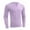 Light Purple, variant on safuny Casual Shirts Running Slim Fit Basic Tops for Men Fall Long Sleeve Sports Solid Color Pullovers Fashion Workout V Neck Gym Tees Green L