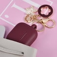 thumbnail image 2 of Funda VISOOM para Apple AirPods 4 de silicona anticaída con llavero, 2 of 7