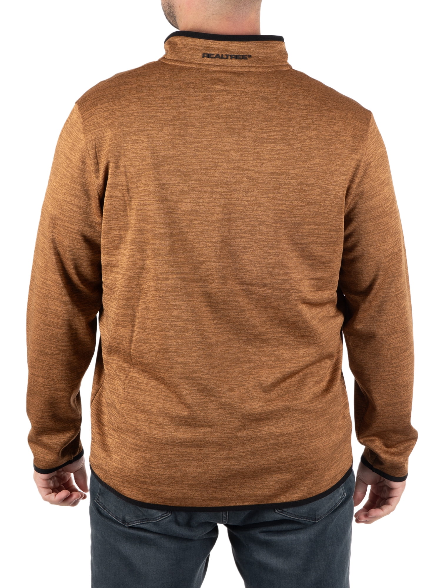 Realtree Men's Fleece Quarter Zip Pullover Sweatshirt, Sizes S-2XL