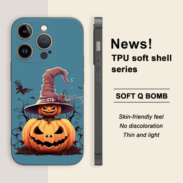 Proteja su iPhone de golpes y rayones con esta elegante y flexible funda de goma de TPU para teléfono
