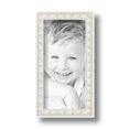 thumbnail image 2 of ArtToFrames 4" x 8" White Square Star Emboss Picture Frame, 4x8 inch White Wood Poster Frame (WOM-5125),  Pack, 2 of 7