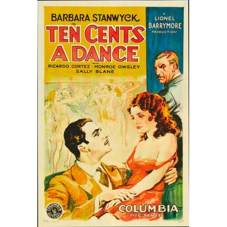 Ten Cents A Dance Canvas Art - (11 x 17)