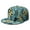 Botanical, variant on Tropical Palm Trees Trucker Hat - Trendy Flat Visor Cap for Casual Daily Wear | Vibrant Neon Aesthetic