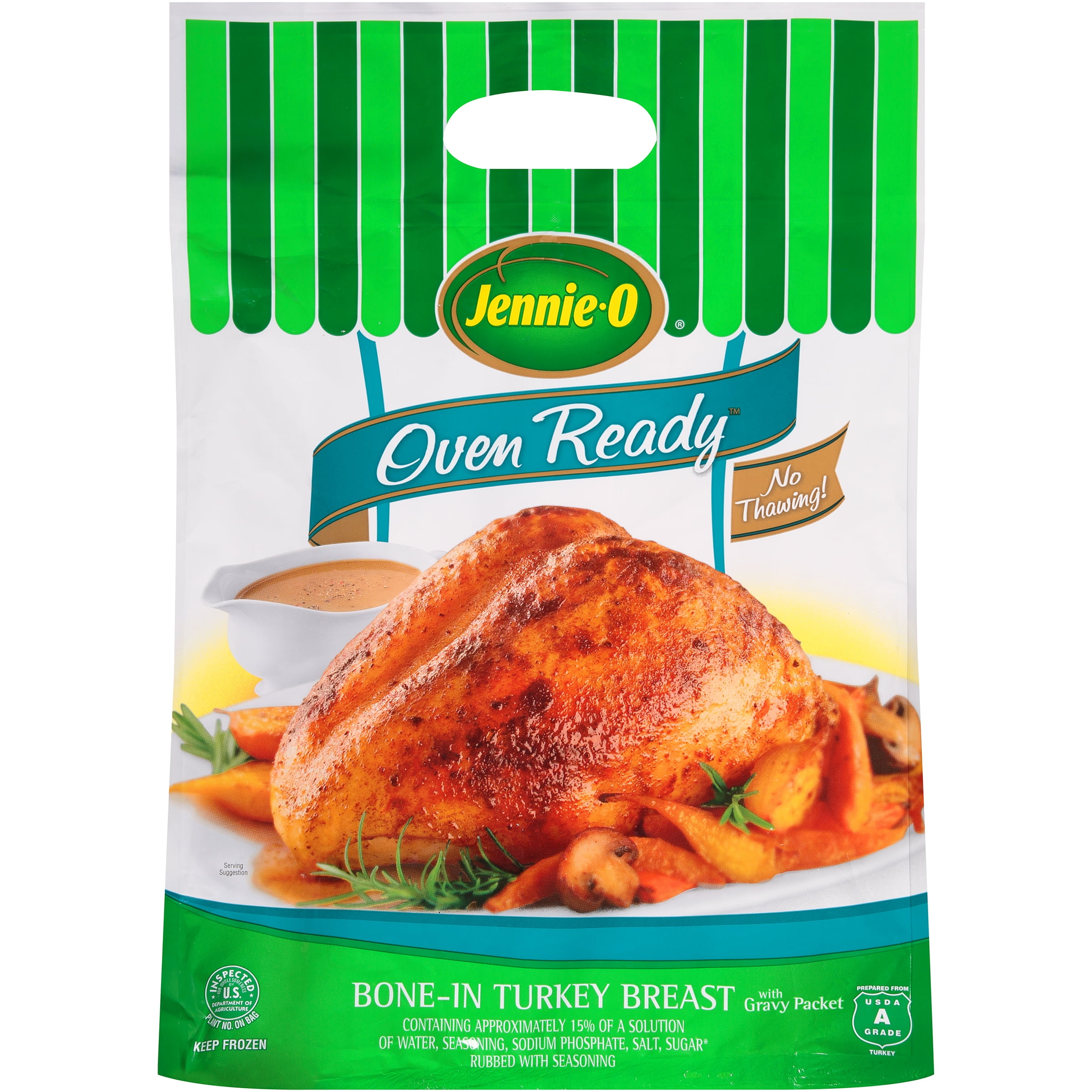 JennieO Frozen Turkey Breast, BoneIn 11.013.0 lb BrickSeek
