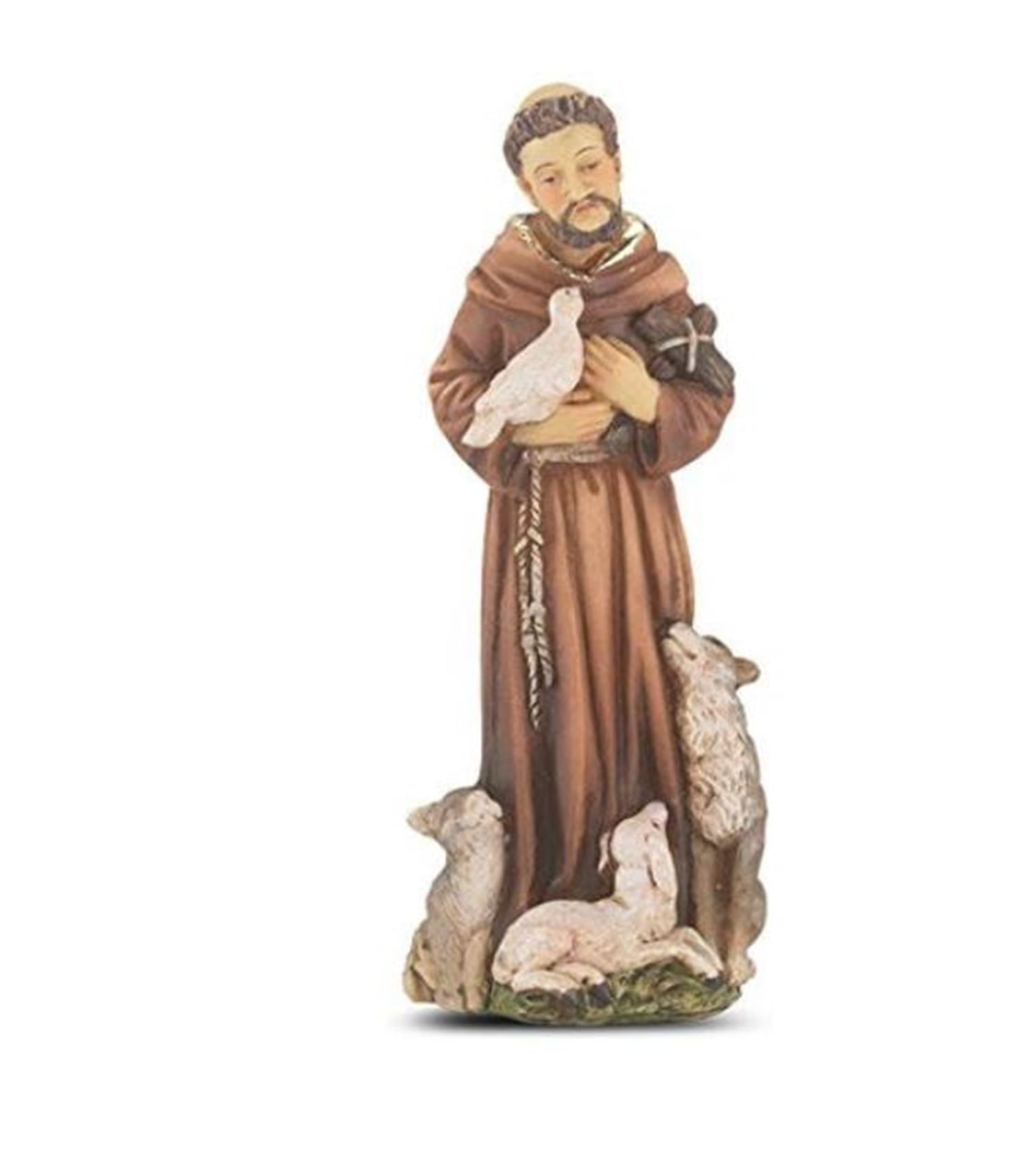 resin st francis statue