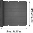 thumbnail image 1 of Balcony Shade Net Balcony Privacy Screen Cover Weather-Resistant Fence Privacy Windscreen for Outdoor Backyard Patio, 1 of 7