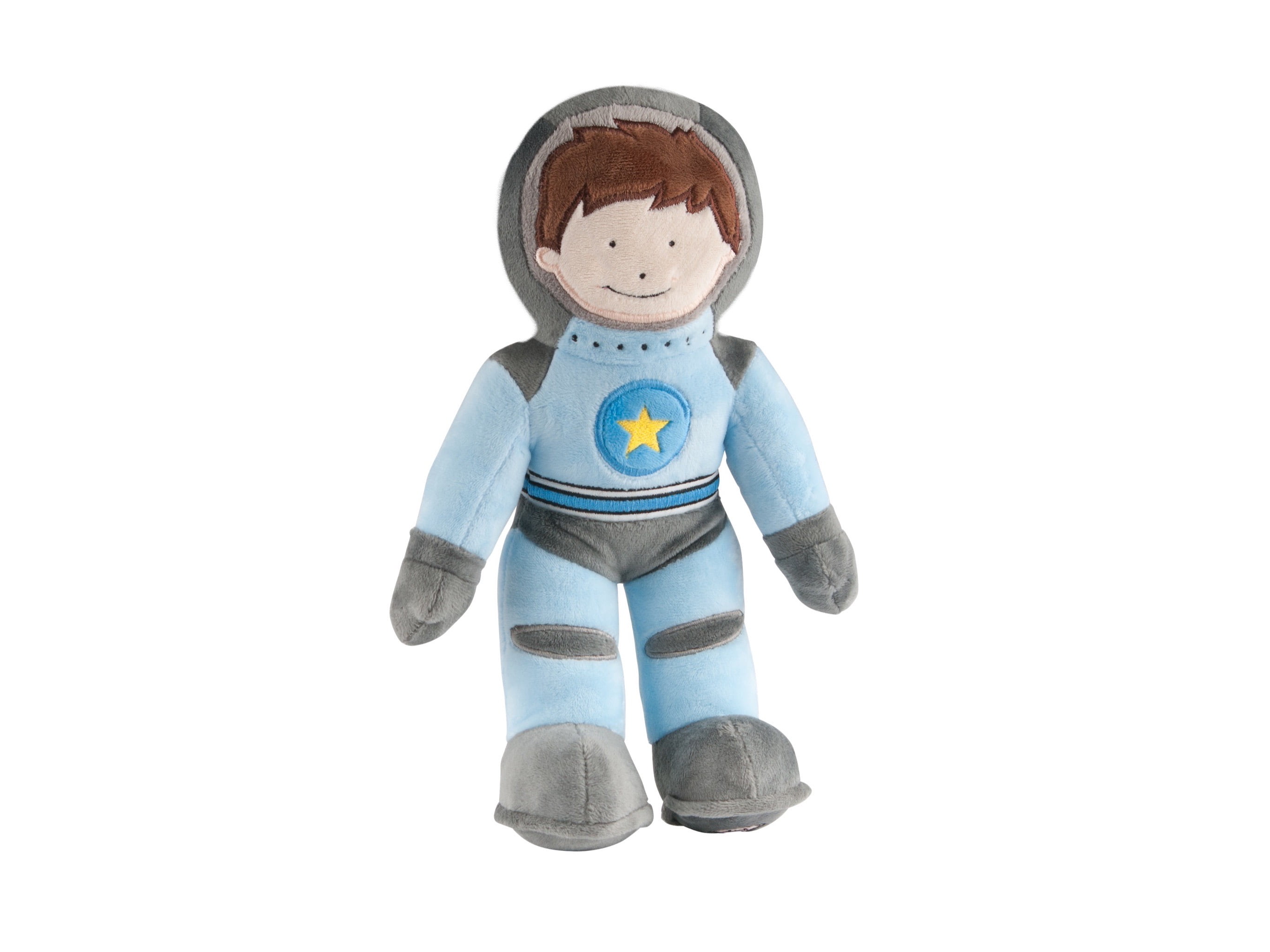 Storklings Astronaut Stuffed Animal, Spaceman Plush Soft Space Toy 12” Height, Astronaut Toy in a Blue Spacesuit