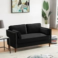 thumbnail image 2 of 2P Loveseat Black, 2 of 6