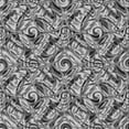 thumbnail image 1 of Ahgly Tapis d'Intérieur Lavable en Machine Carré Transitionnel Noir Clair, 7 Pieds Carré, 1 of 7