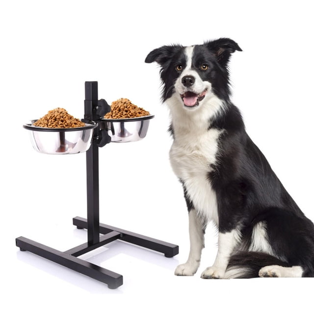 Tazones s extraíbles para mascotas Tazón doble Tazón para perros Tazones de agua y comida para gatitos Gatitos Perros 17cmx6cm