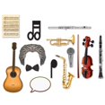 thumbnail image 1 of Carteles divertidos con fotos musicales, (paquete de 12) The Beistle Company 53391, 1 of 1