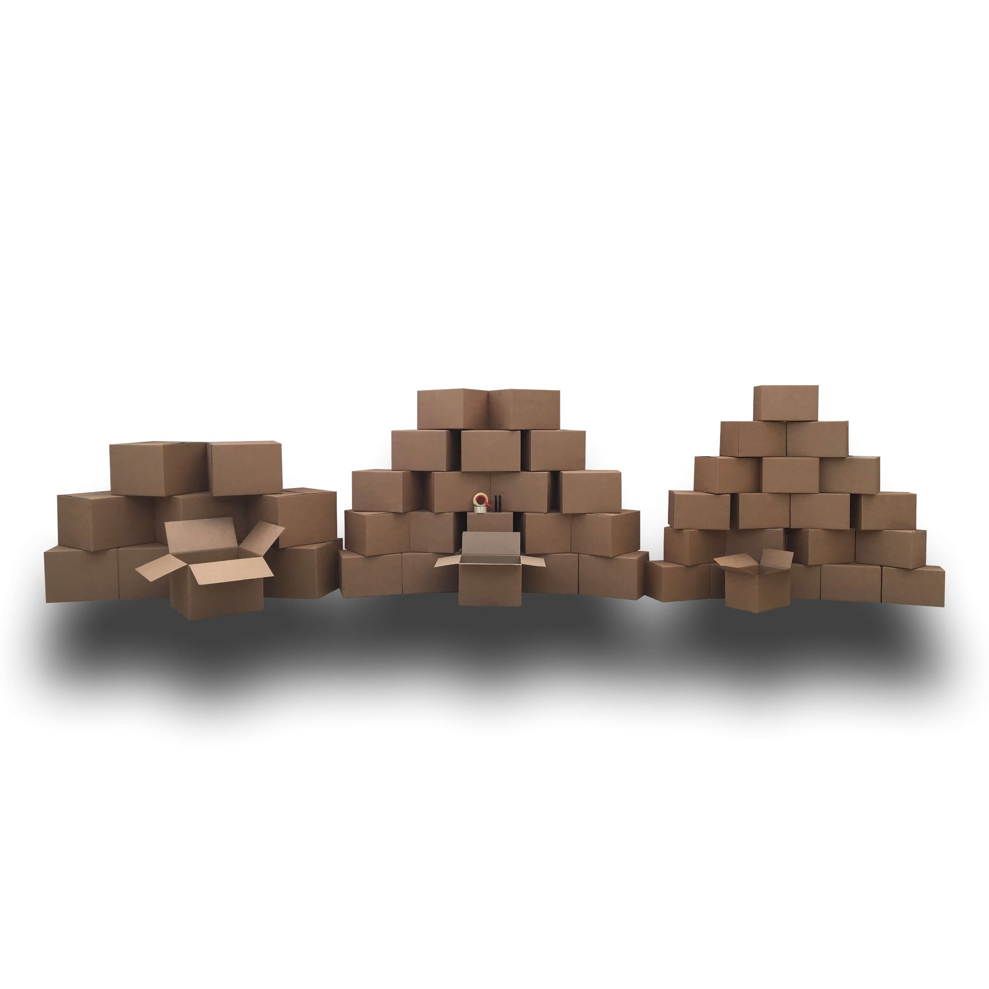 uBoxes Moving Boxes 3 Room Economy Kit 40 Boxes & Packing Supplies