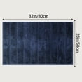 thumbnail image 7 of Unique Bargains Soft Stripe Bathroom Rug Rubber Backing Quick Dry Bath Rug Blue 20" x 32", 7 of 7