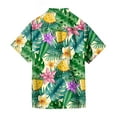 thumbnail image 5 of Yiaimeir Men's Vintage Button Down Bowling Shirts Short Sleeve Summer Beach Shirt，Size M-3XL, 5 of 5