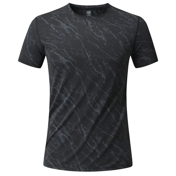 Tops para hombre, blusas y camisas de cuello redondo y manga corta para hombre Tops de cuello redondo y manga corta para hombre Ropa casual de moda europea Blusas para correr y entrenar Camisas Blusa