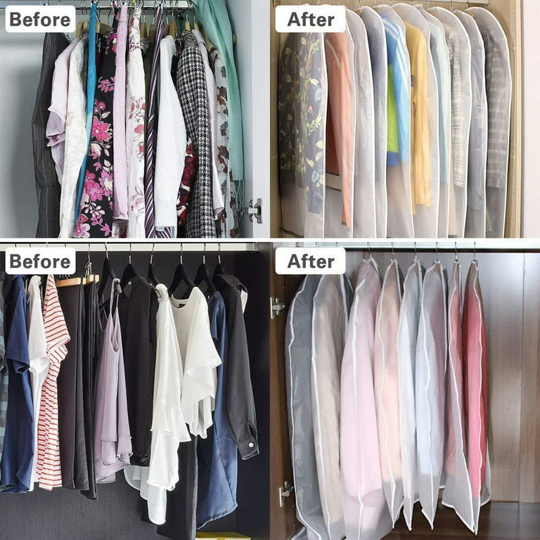 Wholesale Garment Bags for Hanging Clothes Suit Covers Bags for Men Suit  Bags for Closet Storage with Clear Window Suit Protector From m.