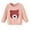 Pink A, variant on WRKEKC Girls Long Sleeve T-Shirts, Boys Long Sleeve Shirts, Toddler Boys Girls Fall Cute Graphic Print Long Sleeve Cotton Sweatshirts