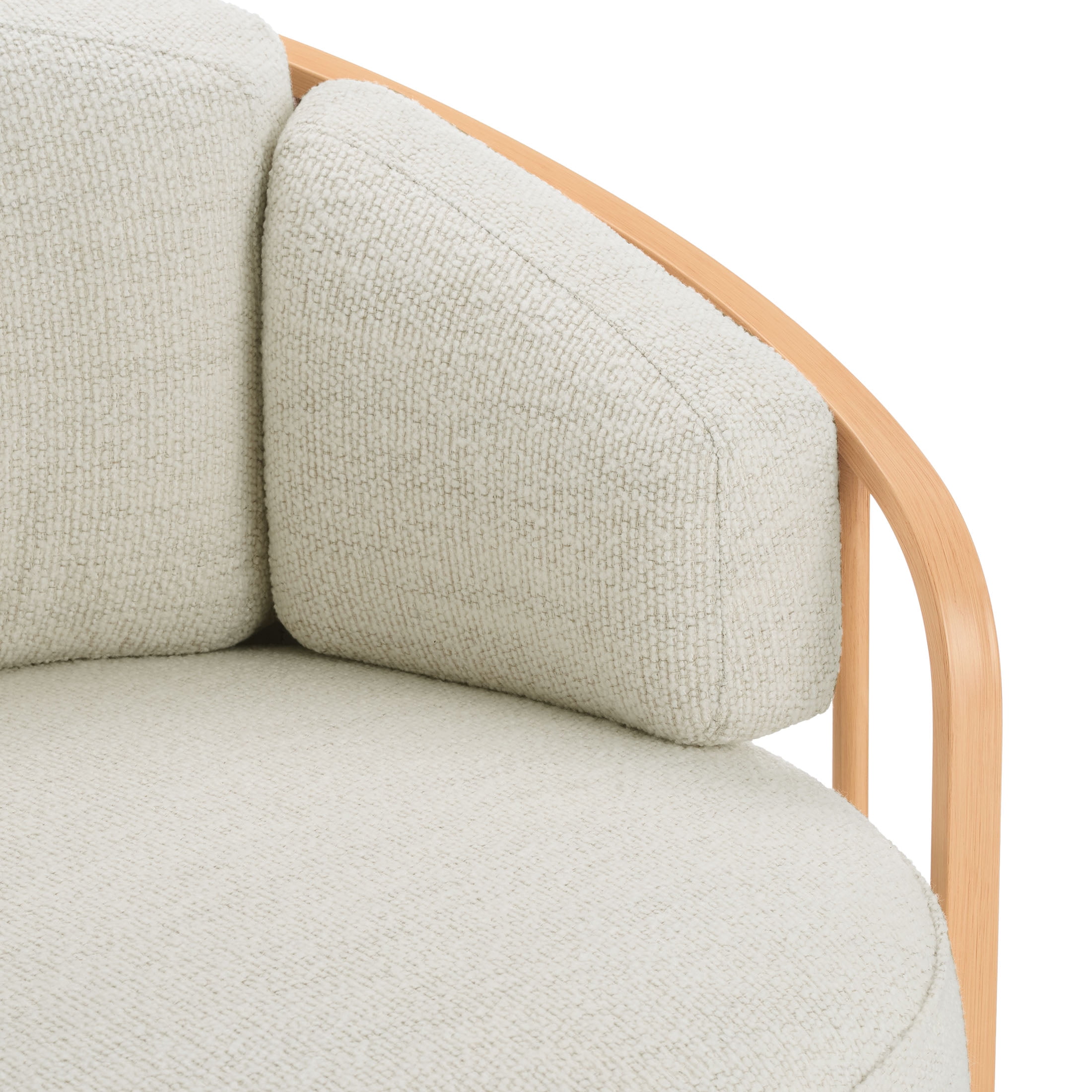 Better Homes & Gardens Lillian Swivel Birdcage Accent Chair, Cream Boucle