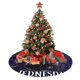 thumbnail image 4 of Falda para árbol de Navidad de miércoles, suave y divertida, decoración navideña de granja con cuello para árbol de Navidad de 30", 4 of 4