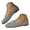 A Grey, variant on Wide Width Ballet Flats Shoes for Women Lightweight Foldable Knit Flats Comfortable Dressy Casual Work Loafers Silver Size 8