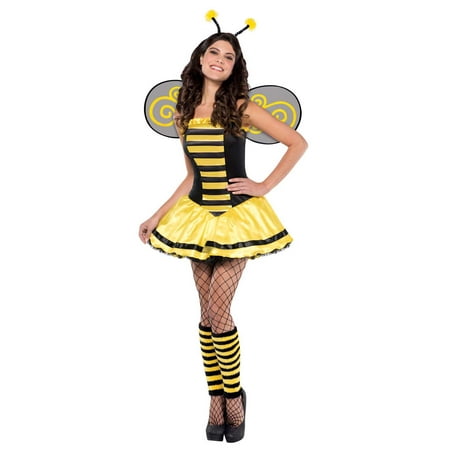 Bumble Beauty Womens Adult Cute Bee Halloween Insect Costume