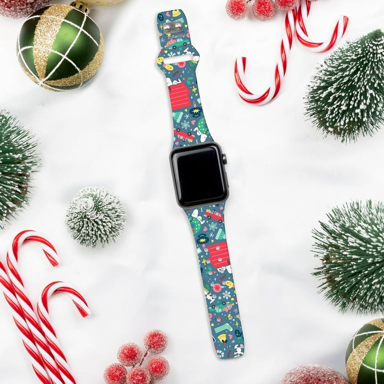 Peanuts Christmas HD Watch Band Compatible with Apple Watch (38/40