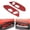 Red - Fit for Two Hole, variant on TINKI Soft Carbon Fiber Seat Adjustment Button Panel Cover Trim Fit for Chevrolet Corvette C8 2020-2023, Car Seat Adjustment Switch Panels Cover Decoration Frame