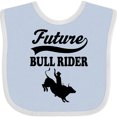 thumbnail image 3 of Inktastic Future Bull Rider Rodeo Riding Boys Baby Bib, 3 of 4