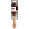 thumbnail image 1 of Diane Firm - Cepillo de pelo para hombre con cerdas de nailon y jabalí reforzado, ondulado, con mango, color bronceado, 1 of 3