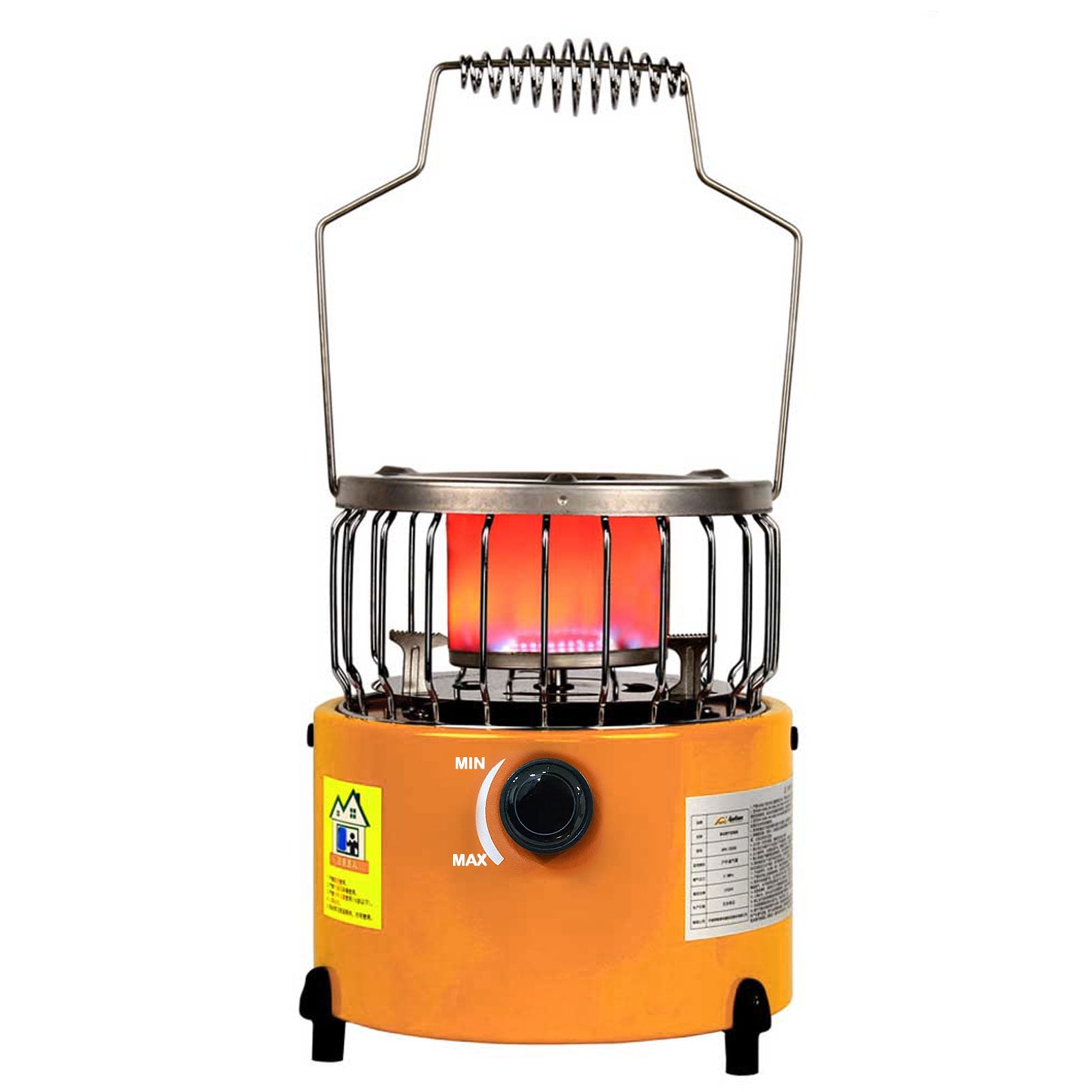 Lixada Outdoor Camping Gas Heater Portable Dual Purpose Gas Heating Warmer Cooking Stove Indoor/Outdoor-Safe Portable Propane Radiant Heater