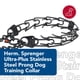 thumbnail image 2 of Collar de adiestramiento para perros Herm Sprenger de acero inoxidable negro 12 cm, 2 of 7