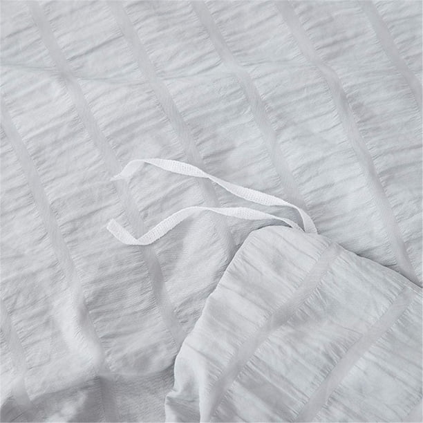 Ultra Soft Cozy Seersucker 100% Wash Microfiber Bedsheet Bedding