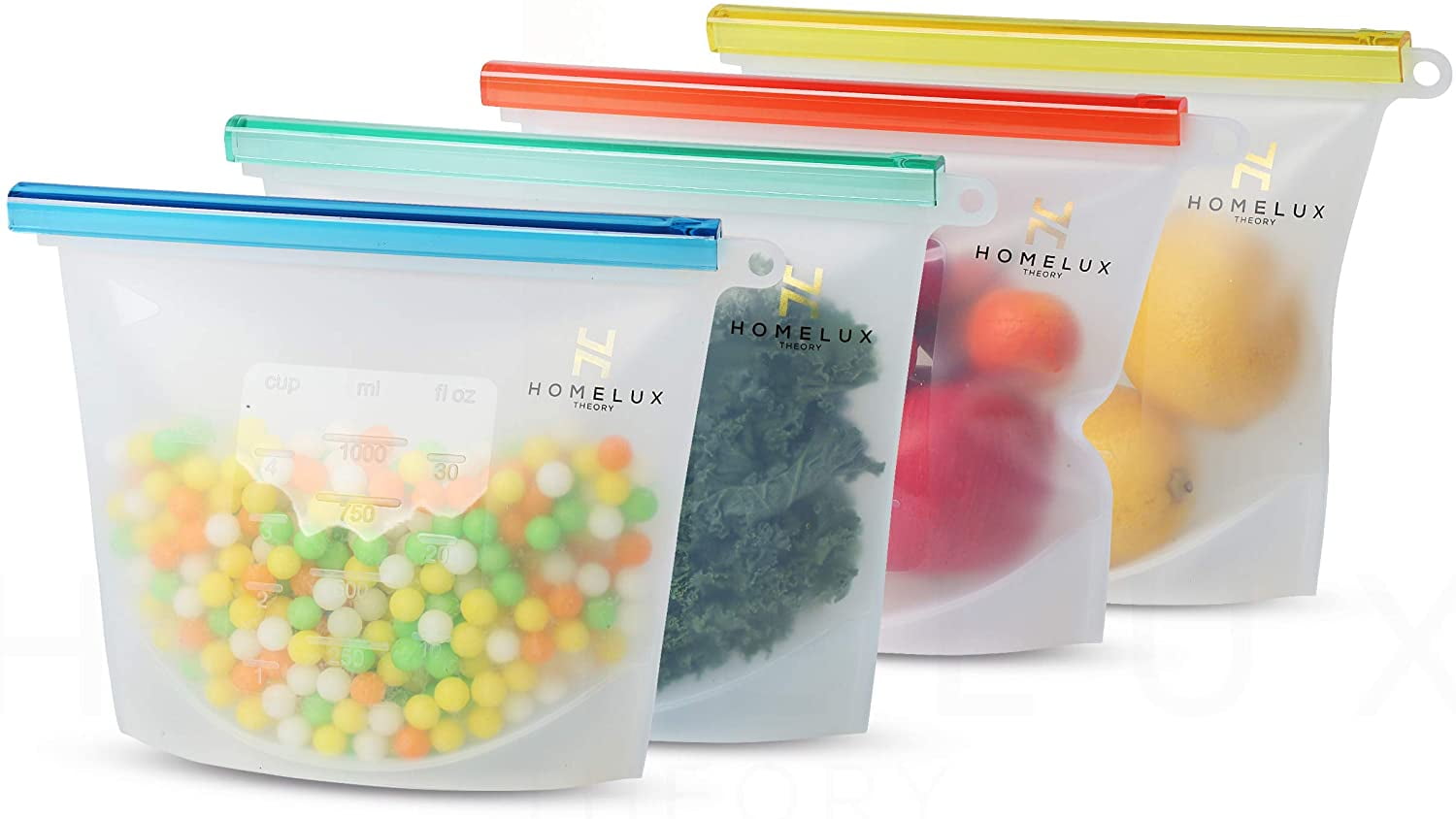 large resealable bags for food