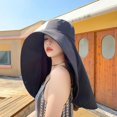 thumbnail image 5 of Wide Brim Sun Hat Women's Sun Hat Fishing Hat Travel Beach Outdoor Sports, 5 of 6