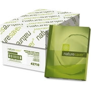 Nature Saver Copy Paper 20lb GE 92 Bright 8-1/2"x11" 5000/CT White 42710