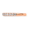 thumbnail image 3 of 14K Rose Gold Ring Band Wedding Diamond, Lab Grown Round White, 3 of 6