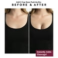 thumbnail image 4 of Smart & Sexy Women's 2-Pack Underwire Push-Up Bra in Azure Blue & Black Hue, 4 of 5
