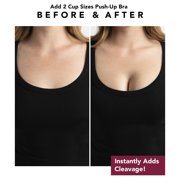 Smart & Sexy Womens 2-Pack Underwire Push-Up Bra in Azure Blue & Black Hue