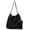 Black, variant on Kukuzhu Quilted Tote Bag for Women Padding Down Cotton Hobo Bag Fashion Large Shoulder Bag
