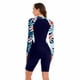 thumbnail image 3 of Traje de neopreno de una pieza para mujer, de manga larga, con cremallera, para buceo, surf de cuerpo entero, para deportes acuáticos., 3 of 5
