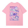 thumbnail image 3 of Pop cazadora para niña Hunters Boys Girls Fashion Round-Neck Group Panels T Shirt （Pink）, 3 of 4