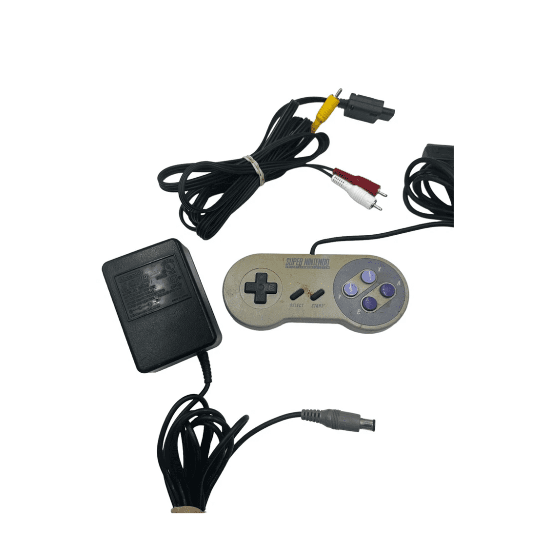 Restored Nintendo Super Nintendo SNES Junior Video Game Console, Gray ...