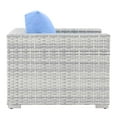 thumbnail image 5 of Modway Convene 6-Piece Outdoor Patio Set in Light Gray Light Blue, 5 of 10