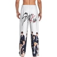thumbnail image 3 of Men's SKZ Stray Korea Ki Pajama Pants Lounge Sleepwear PJ Bottoms with Drawstring Pockets, 3 of 8