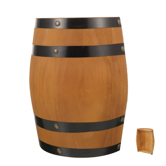 OULII 1Pack Traditional Style Wine Barrel Decor For Home Interior Adults