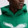 thumbnail image 4 of Fanatics Kelly Green Philadelphia Eagles IconicFleece Flocked Hoodie, 4 of 6