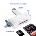 thumbnail image 4 of Lector de tarjetas SD/TF, adaptador USB OTG 6 en 1 con tarjeta enchufable, 4 of 8