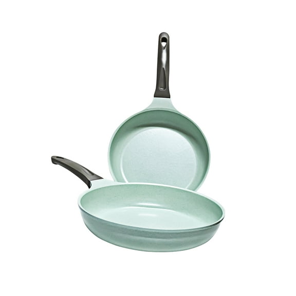 SET DE 2 SARTENES JADE PAN 20 Y 24 CMS Recubrimiento de Cerámica Jade